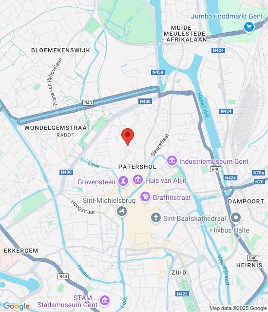 Google maps afbeelding voor AZ Sint-Lucas