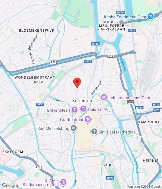 Google maps afbeelding voor AZ Sint-Lucas