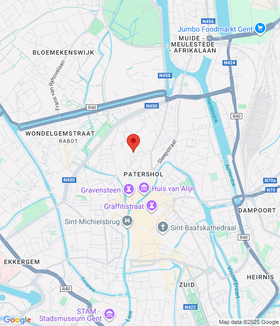 Google maps afbeelding voor AZ Sint-Lucas