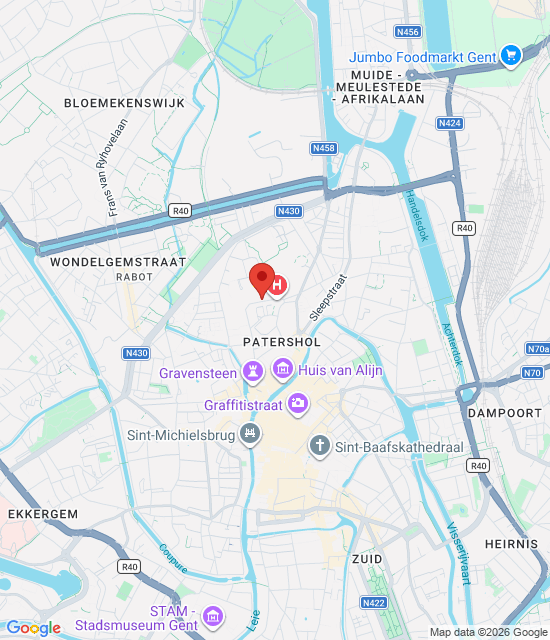 Google maps afbeelding voor AZ Sint-Lucas