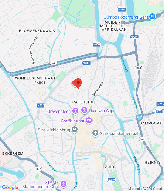 Google maps afbeelding voor AZ Sint-Lucas